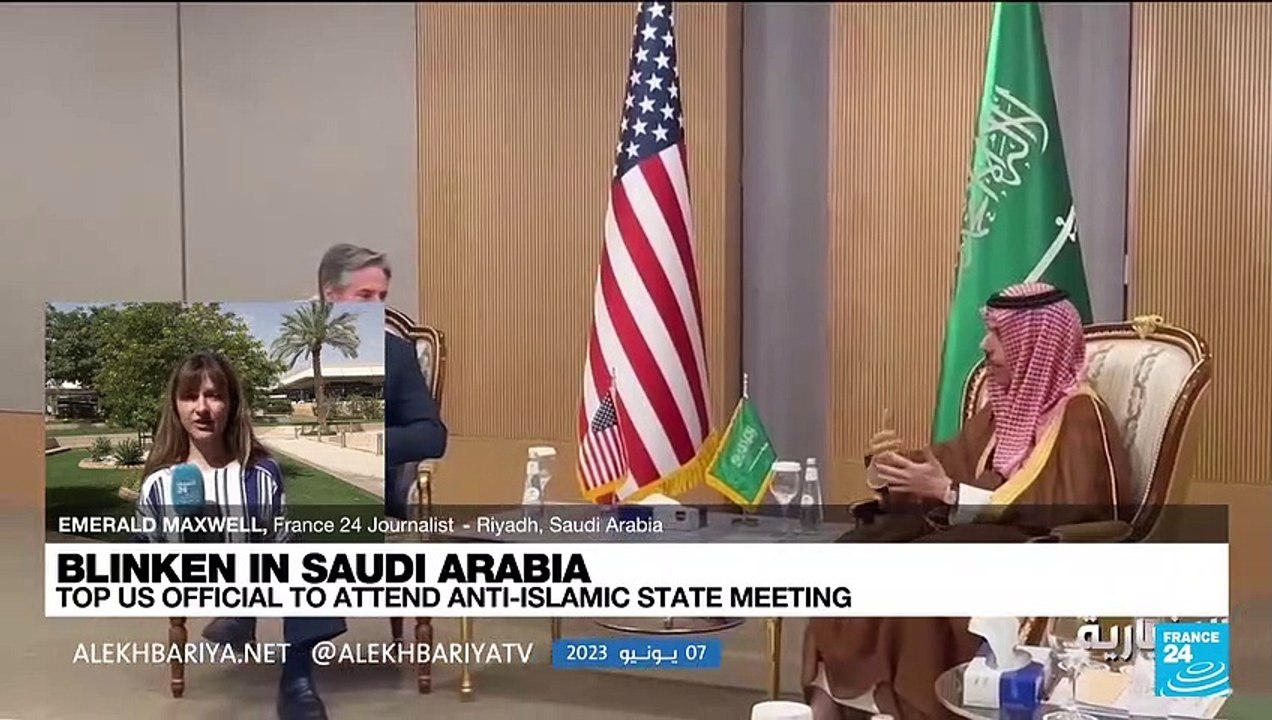 Blinken in Saudi Arabia: Top US official to attend anti-Islamic State group meeting