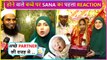 Pregnant Sana Khan With Husband Mufti Anas Attend Mass Marriage | Gets Mobbed By Crowd