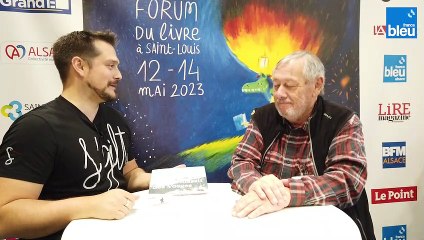 Rencontre avec Claude Kauffmann au Forum du livre de St-Louis 2023