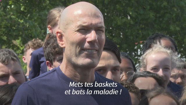 Leucodystrophies : Zidane rencontre des enfants qui soutiennent l'association ELA