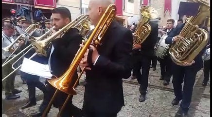 Música en la calle para el Corpus