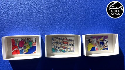 Discover the remarkable artistry of a Parisian artist: 600 drawings in pocket matchboxes