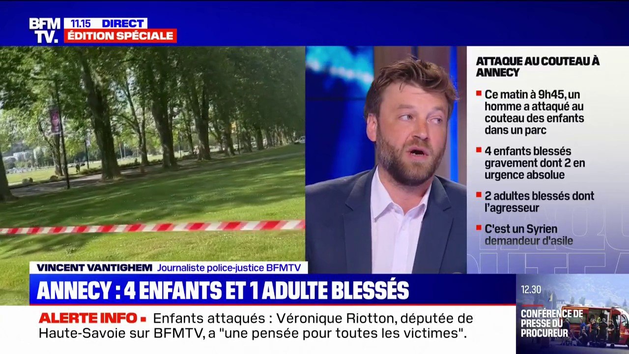 Attaque au couteau à Annecy: Antoine Armand, député de Haute-Savoie, dit son "soutien aux familles des victimes" après une agression "innommable"