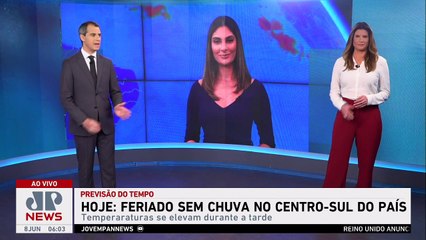 Feriado sem chuva no centro-sul do Brasil | Previsão do Tempo