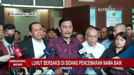 Jadi Saksi, Luhut: Haris Azhar Keterlaluan, Bicara Tak Berdasarkan Data, Memfitnah!