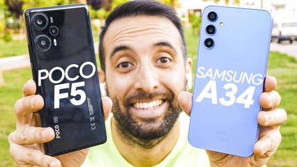 POCO F5 vs Samsung A34, ¿el mejor móvil de 400 euros?