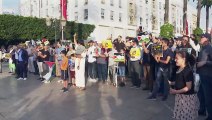 تظاهرة في المغرب احتجاجا على زيارة رئيس الكنيست الإسرائيلي