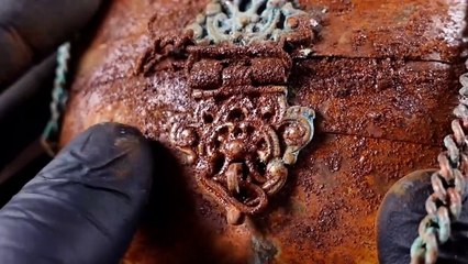 Very Beautiful Antique Women's Handbag - Restoration ASMR