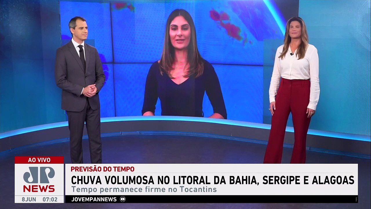 Chuva volumosa no litoral da Bahia, Sergipe e Alagoas | Previsão do Tempo