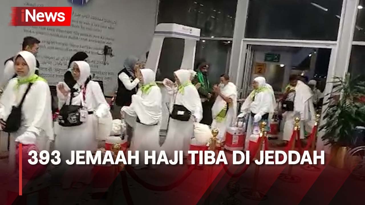 Lengkap dengan Kain Ihram, 393 Jemaah Haji Gelombang Dua Mendarat di Jeddah