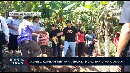 Adriel, Korban Tertimpa Truk di Ngaliyan Dimakamkan