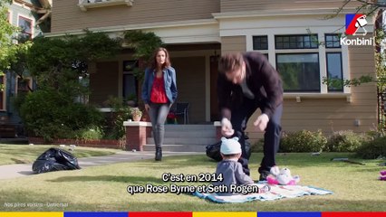 C'est comment de bosser avec son pote ? Seth Rogen et Rose Byrne nous répondent