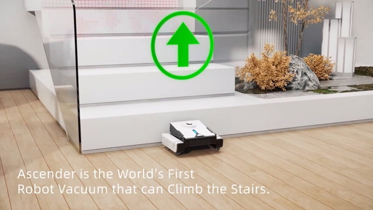 Ascender, World’s First Stair Climbing Robot Vacuum video Dailymotion