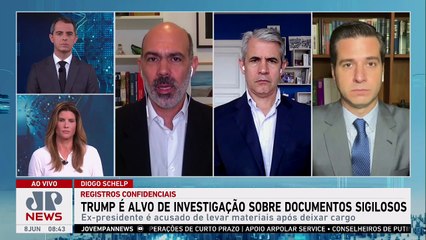 Trump é alvo de investigação sobre documentos sigilosos; Beraldo, d'Avila e Schelp comentam