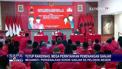 Tutup Rakernas PDI-P, Megawati Perintahkan Pemenangan Bacapres Ganjar Pranowo!