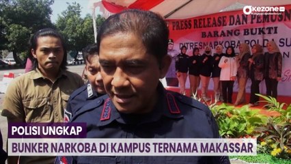 Polisi Ungkap Bunker Narkoba di Kampus Ternama Makassar