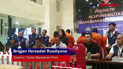 Bareskrim Tangkap 5 Tersangka Pembuat Oli Palsu
