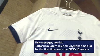 New manager, new kit! Tottenham go back to all-white under Postecoglou