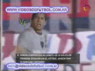 Arsenal 0 - San Lorenzo 1 (Bergessio)