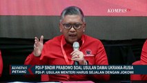 PDIP Soroti soal Proposal Damai dari Prabowo Ditolak Ukraina