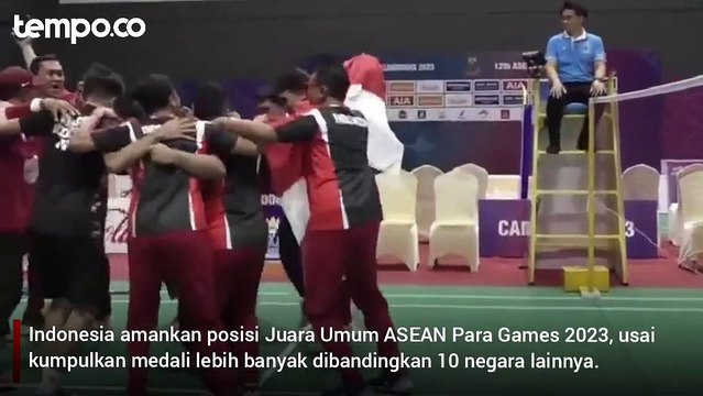 Indonesia Raih Medali Terbanyak, Posisi Juara Umum ASEAN Para Games 2023 di Depan Mata