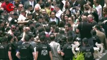 Can Atalay için basın açıklaması yapmak isteyen hukukçulara polis müdahale etti