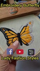 Embroidery Butterfly