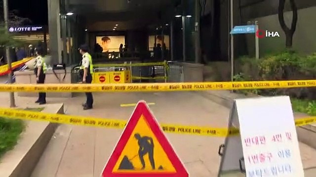 Güney Kore'de yürüyen merdiven ters yöne hareket etti: 14 yaralı