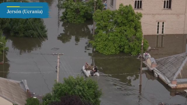 Los testimonios de los afectados por las inundaciones en Ucrania