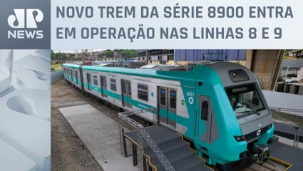 Tarcísio apresenta novos trens da ViaMobilidade