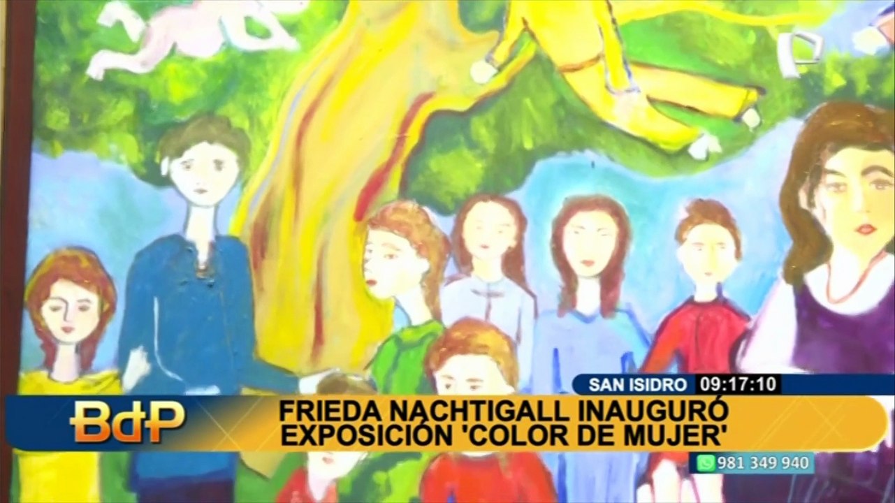 San Isidro: Se inauguró exposición "Color de Mujer" de Frieda Nachtigall