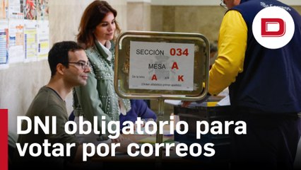 Fin a los intentos de fraude: quienes voten por correo deberán presentar el DNI al enviar la papeleta