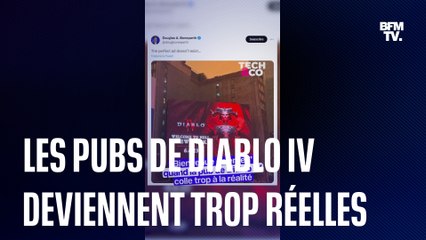 "Bienvenue en enfer": à New York, les publicités pour Diablo IV deviennent un peu trop réelles