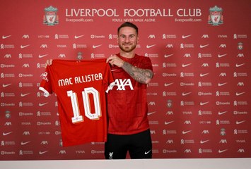 Así presentó Liverpool a Alexis Mac Allister