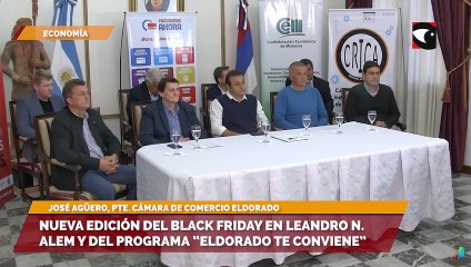 Nueva edición del Black Friday en Leandro N. Alem y del programa Eldorado te conviene en la capital del trabajo