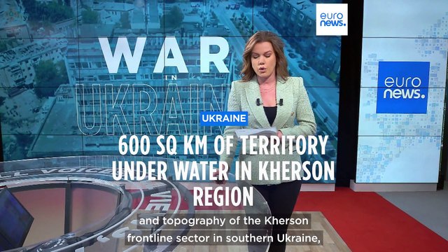 The Ukraine dam disaster has flooded hundreds of square kilometres of Ukraine's front line
