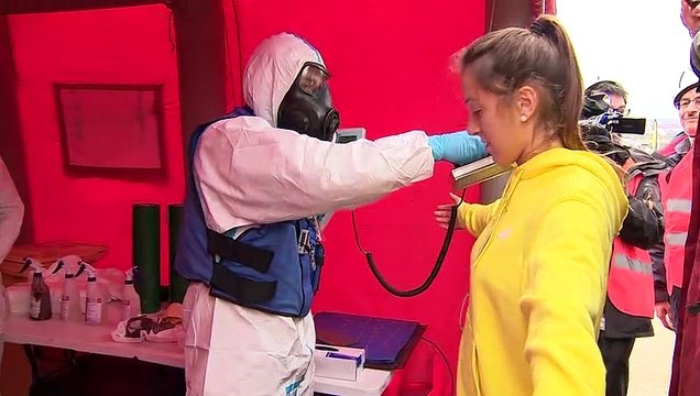 Madrid acoge un simulacro de accidente nuclear con 274 intervinientes