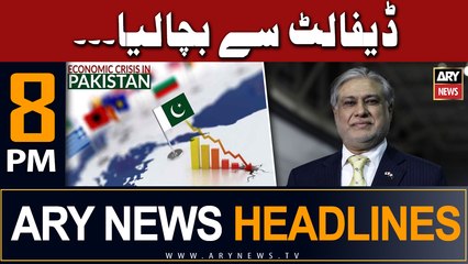 ARY News 8 PM Headlines 8th June |