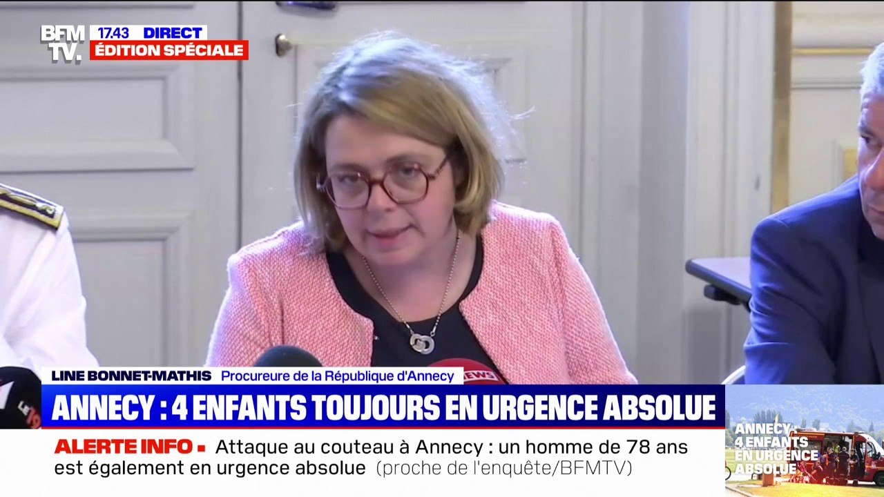 Attaque au couteau à Annecy: l'agresseur est "un sans domicile fixe" arrivé à Annecy "pendant l'automne 2022"