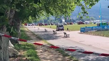 إصابة أربعة أطفال وبالغَين في هجوم نفّذه مشتبه به سوري في فرنسا