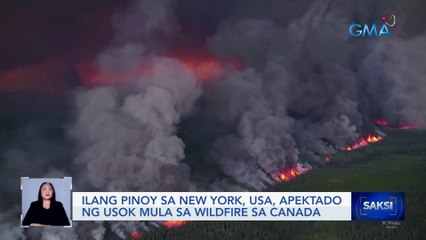 Ilang Pinoy sa New York, USA, apektado ng usok mula sa wildfire sa Canada | Saksi
