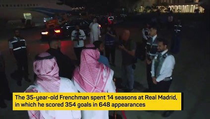 Benzema given hero's welcome in Saudi Arabia