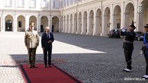 L'incontro fra Mattarella il cancelliere tedesco Scholz al Quirinale