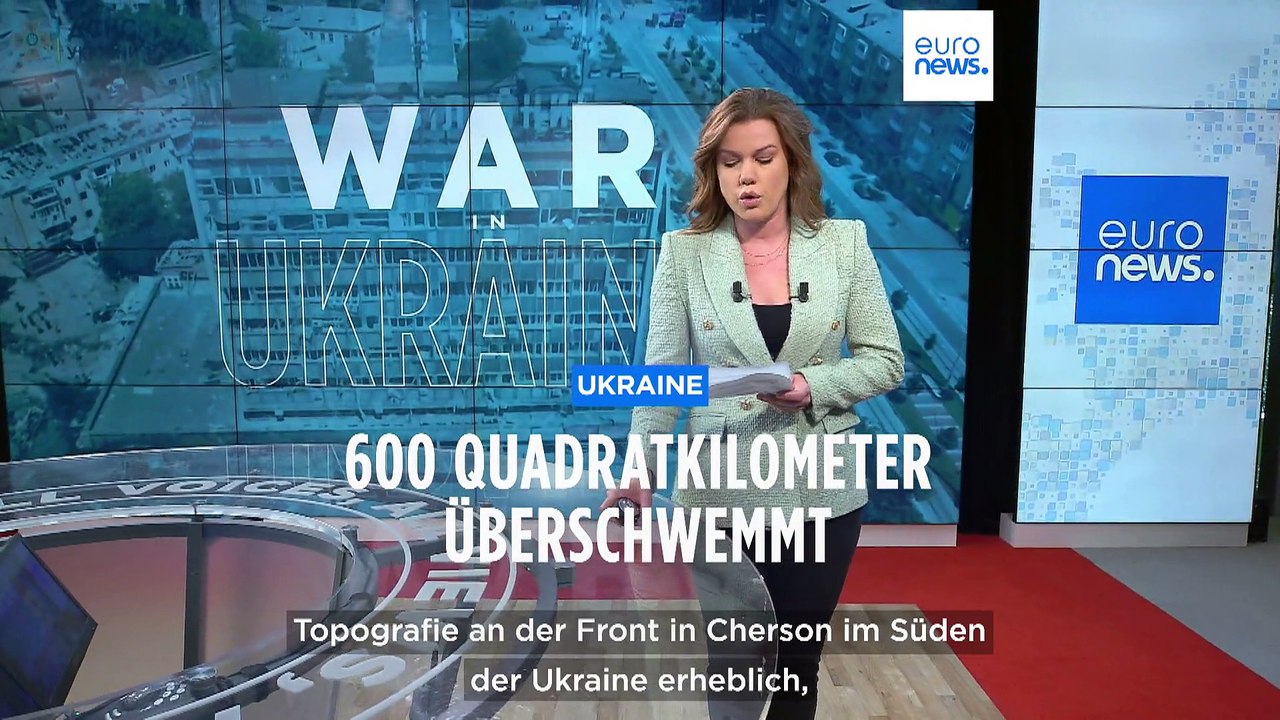 Wasser, so weit das Auge reicht: Müssen Russlands Truppen aufgeben?