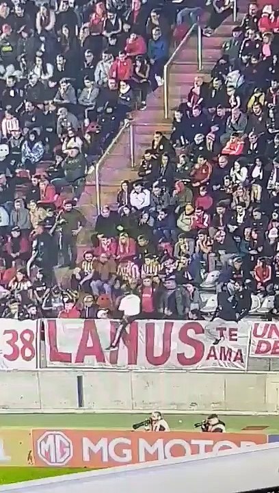 Ensuciantes de la Plata: un hincha pincha lanzó a otro a la fosa de la cancha porque miró a su novia