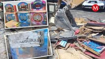 En Veracruz, destruyen máquinas de minicasinos además de otros artículos 