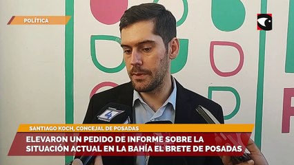 Elevaron un pedido de informe sobre la situación actual en la bahía el brete de Posadas