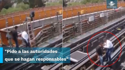 Trabajador del Metro intentaba controlar incendio y murió electrocutado, asegura su hermano