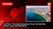 SoloTürk, Tekirdağ Uluslararası Kiraz Festivali'nde gösteri uçuşu gerçekleştirdi