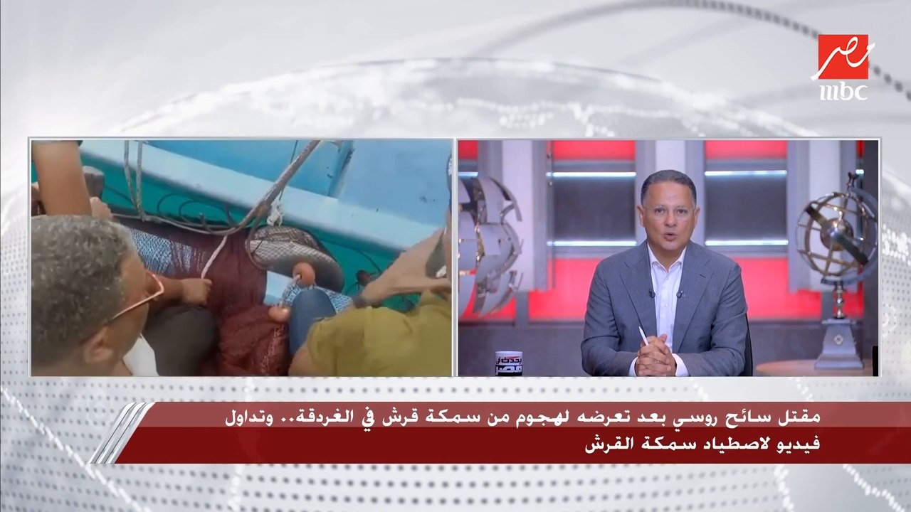 بيان عاجل من وزارة البيئة يفيد السيطرة على سمكة القرش المتسببة في حادث الغردقة ونقلها للمعمل لفحصها.. وإحصائية مثيرة: 22 هجمة قرش فقط في مصر على مدار 400 سنة